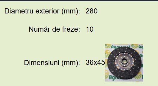 Disc Ambreiaj 1539024C1