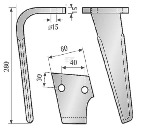 Cutit freza L=280