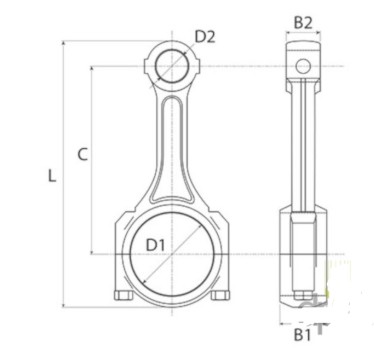 Biela Motor 3637028M91