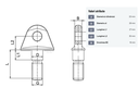 Kit Bolt Tirant 1201035