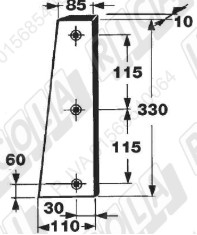 Cutit Piston Welger 0982.25.13.00