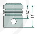 Kit Piston 3044479R94