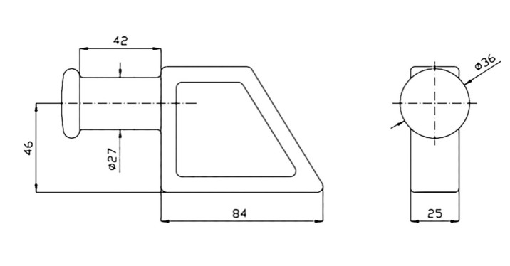Inchizator Oblon Remorca 84x25x46