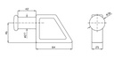 Inchizator Oblon Remorca 84x25x46