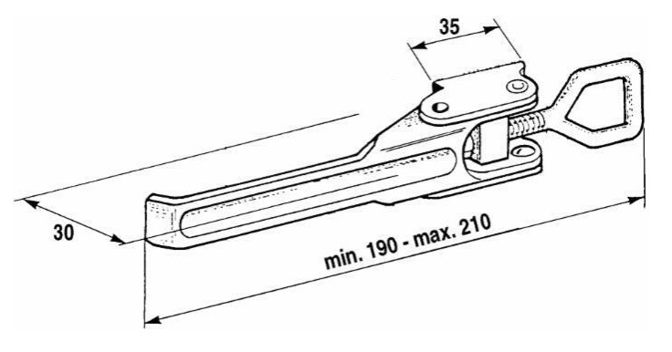 Inchizator Reglabil Oblon Remorca