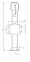 Picior Sprijin Reglabil cu Manivela 7000 Kg