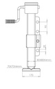 Picior Sprijin Reglabil cu Manivela 7000 Kg