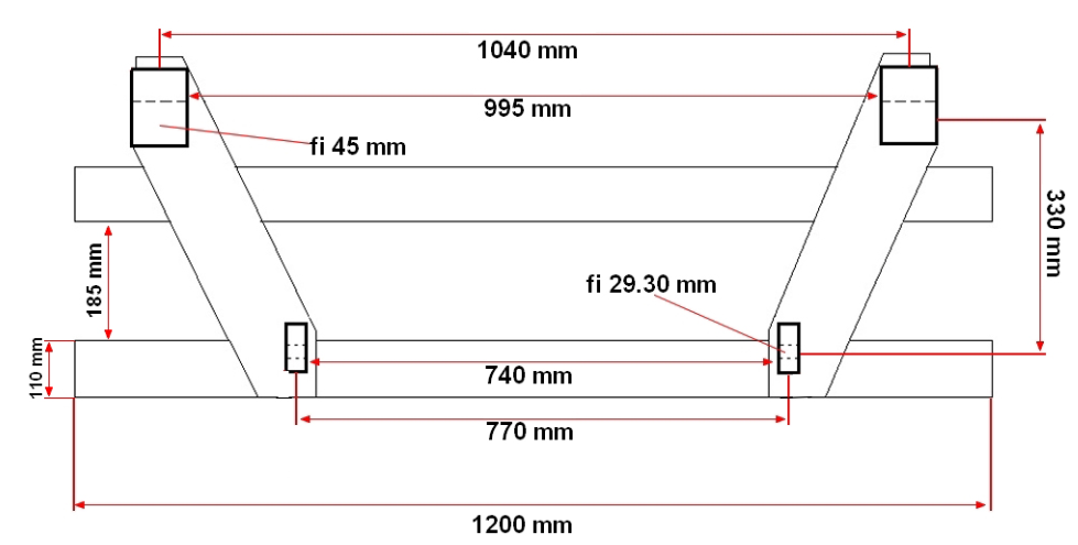 Set Lame Paleti 120cm , 2 Furci pentru Baloti 110cm