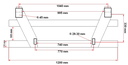Set Lame Paleti 120cm , 2 Furci pentru Baloti 110cm