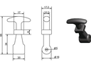 Suport Capota Complet 65mm