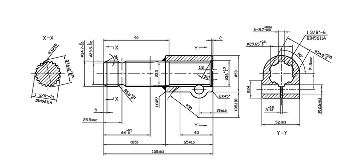 Adaptor Priza Z-21/6 1-3/8 in