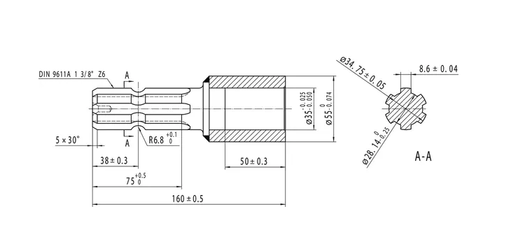 Adaptor Priza Z-6 1-3/8 in