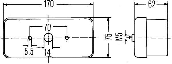 Lampa spate St./Dr. AL25645
