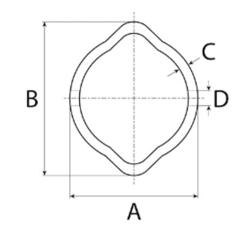 Teava Cardan 48X57.5 1 Metru