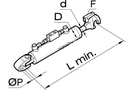 Tirant Central Hidraulic Cat 3/4
