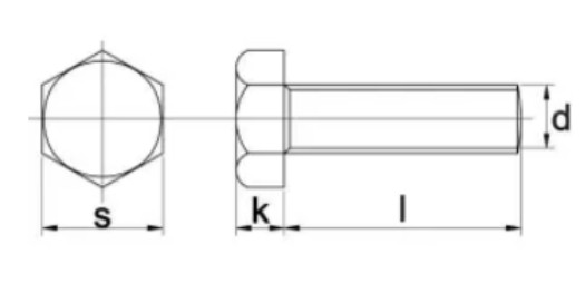 Surub M16x65mm