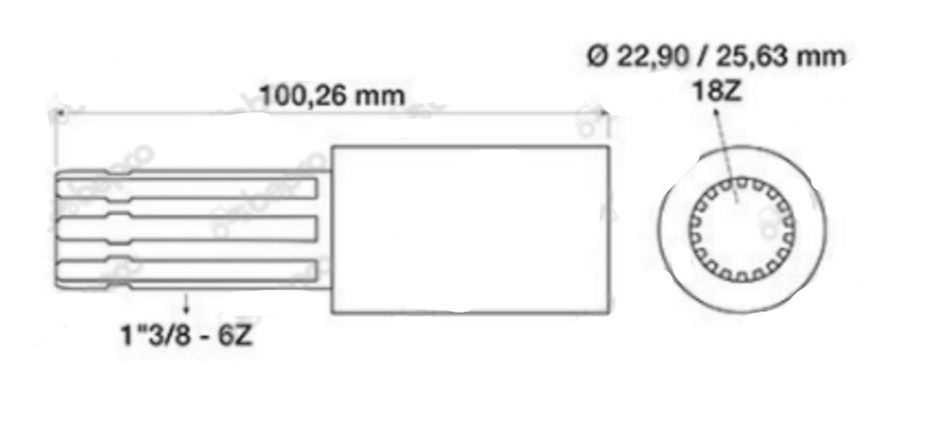 Adaptor Priza Mitsubishi  Z-18/6