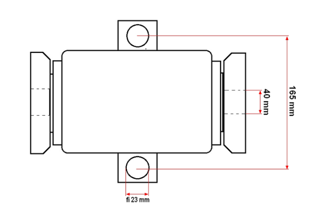 Lagar Disc Asamblat 40mm - Distanta Gauri 165mm