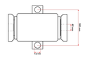 Lagar Disc Asamblat 40mm - Distanta Gauri 165mm