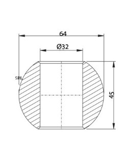 Bila Tirant 64x32x45mm