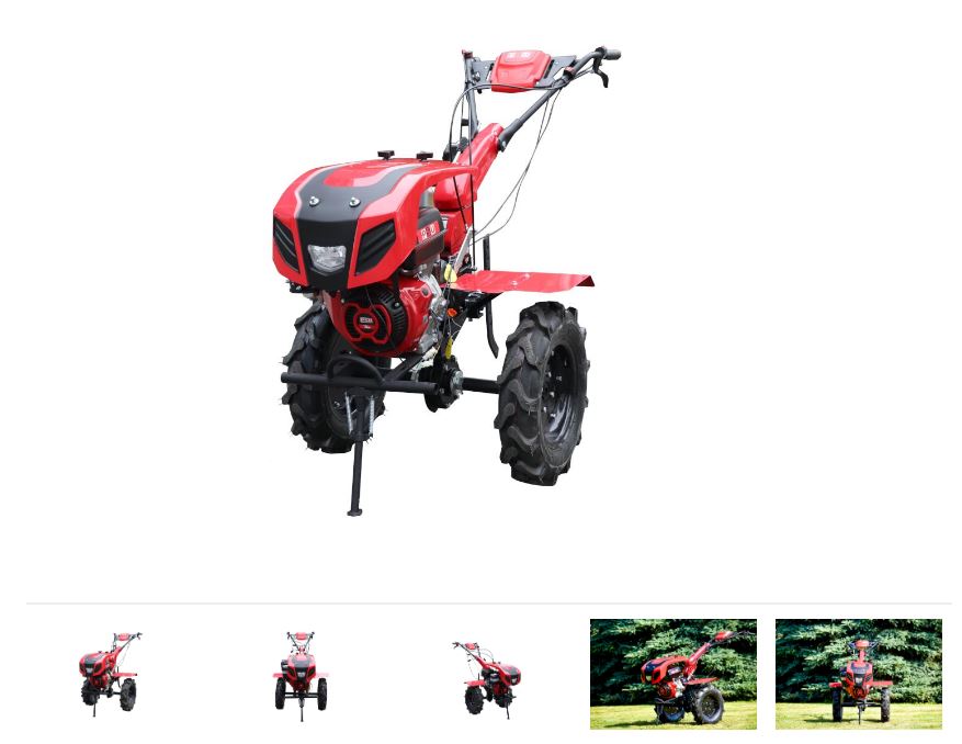 Motocultor 15 CP, 389 CC, 3 viteze, latime 135 cm, motor pe benzina