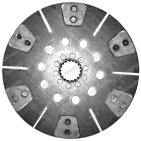 RIGID SINTERED PTO DISC - CAPTIVE Ø 330 - 45 X 50 - 18 / 6 PADS