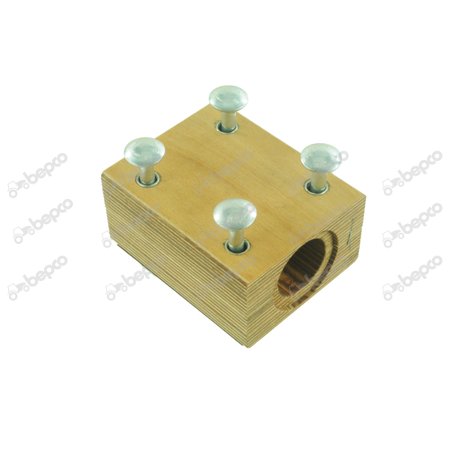 WOOD BEARING Ø 40 MM - 100 X 124 MM