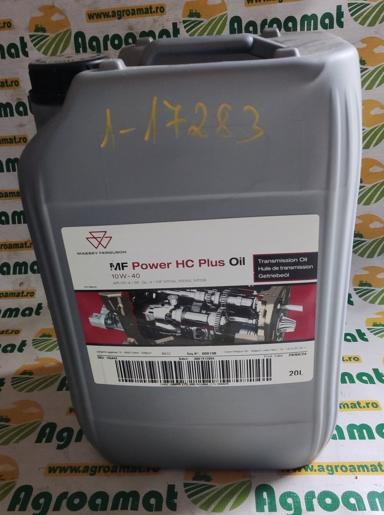 Ulei Massey Ferguson POWER HC PLUS 10W40  20-Litri X991600620000 