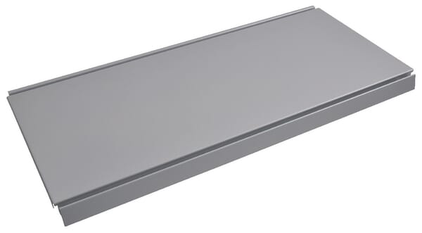 Raft 30x66,5cm alb/aluminiu