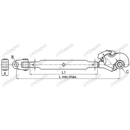 TOP LINK - CBM CAT. 3/3 - M 36 X 3 - L 730/1010