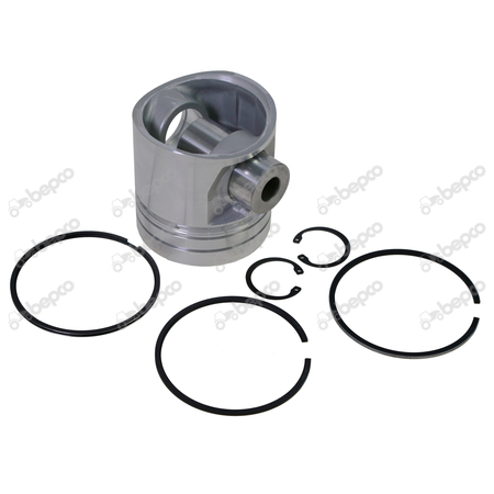 PISTON WITH RINGS SANS AXE