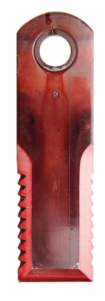 Cuțit rotativ tocător zimțat 175x50x4mm diametru 20mm
