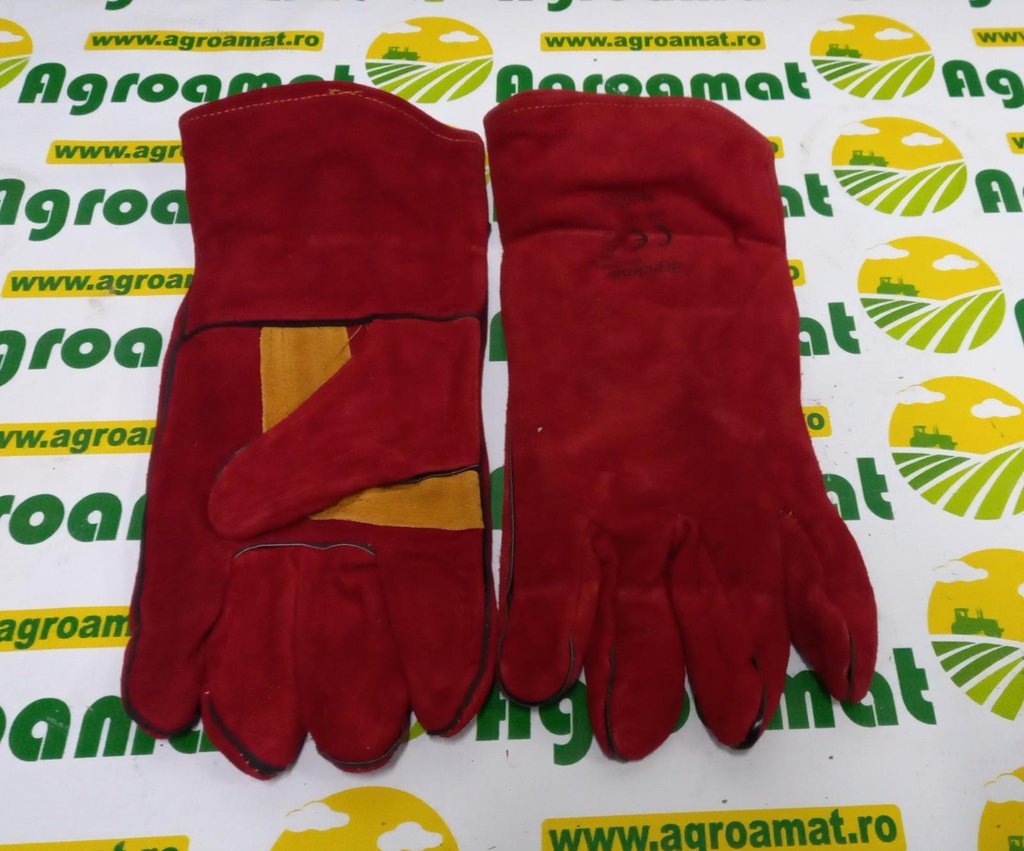 Manusi piele pentru Sudura, dublura la deget M14