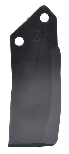 Rotovator blade LH 195x134x80mm 7mm thick suitable for Celli