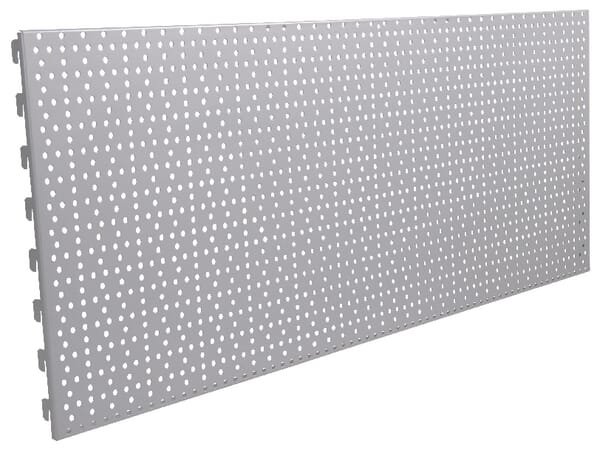 Panou spate stânga 40x125cm alb/aluminiu
