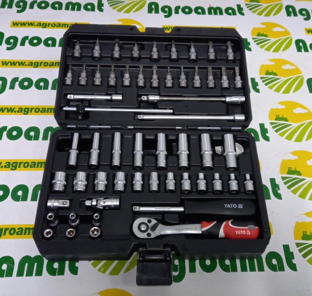 Trusa Chei Tubulare si Biti 1/4", 56 Buc