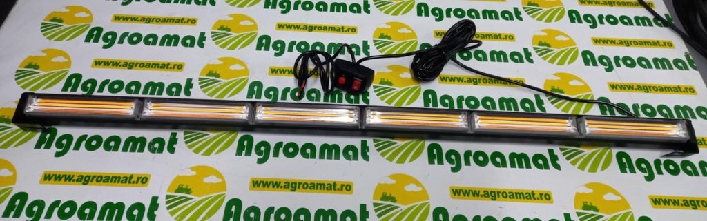 Proiector Stroboscopic Galben ,6 Module 12-24V
