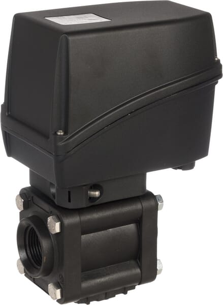 Supapă cu bilă electrică, 2 căi, filet interior de 1"