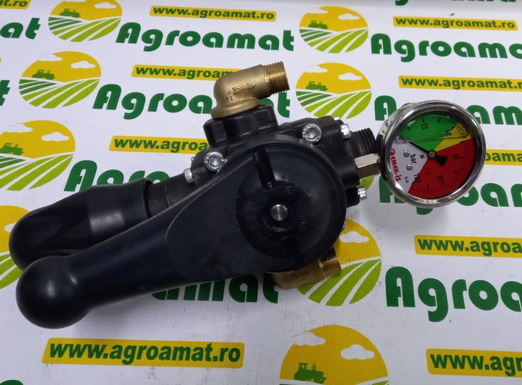 Distribuitor 3 Cai, Manometru Glicerina Inclus