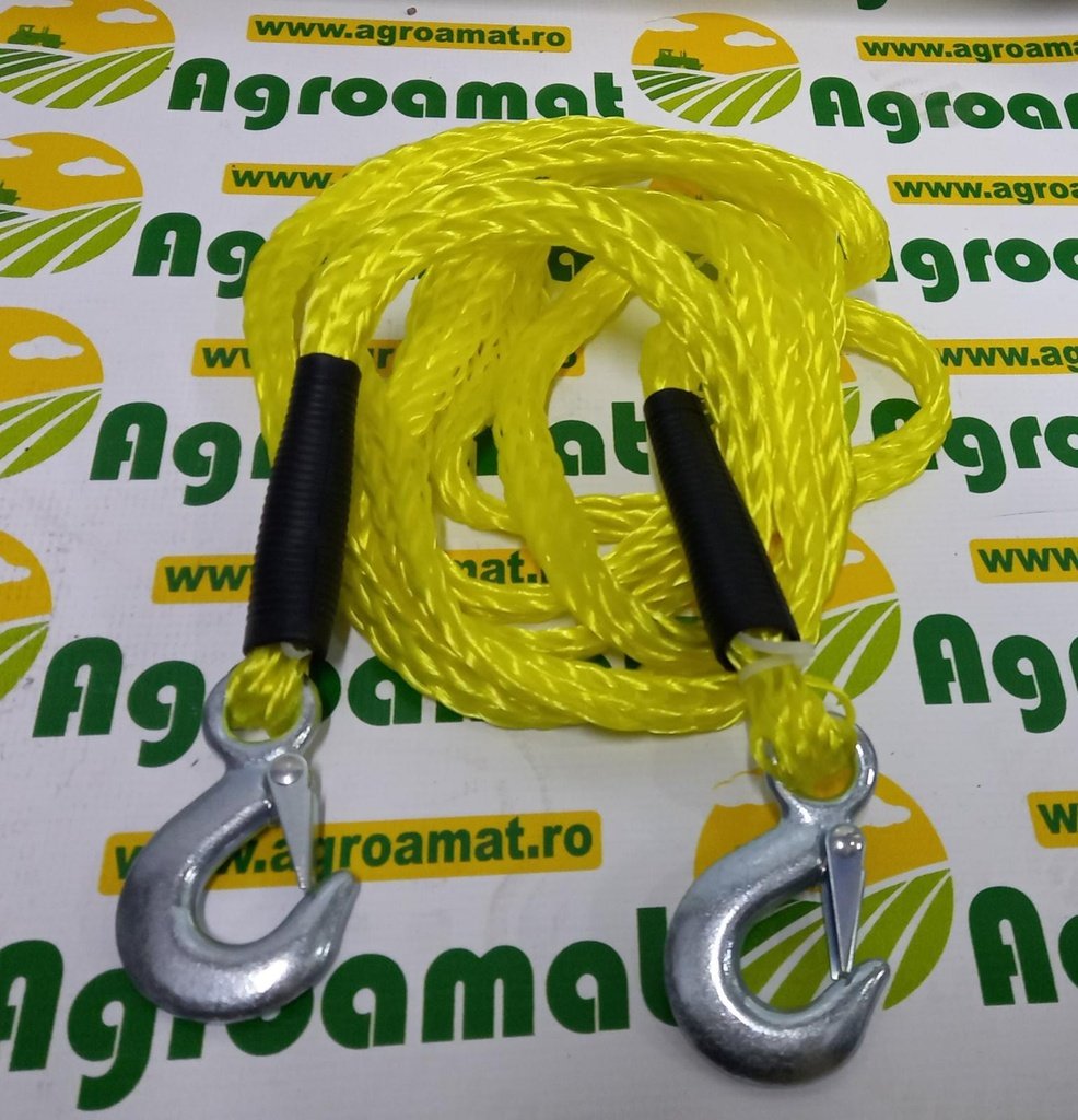Sufa Elastica Impletita 4m, Carlige Metalice 2T