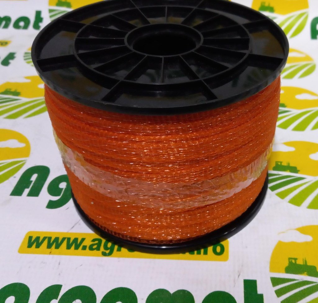 Banda Portocalie 10mm Insertie Metalica 4x0.15mm, 200m