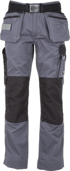 Pantaloni de lucru unisex S gri/negru Kramp Original