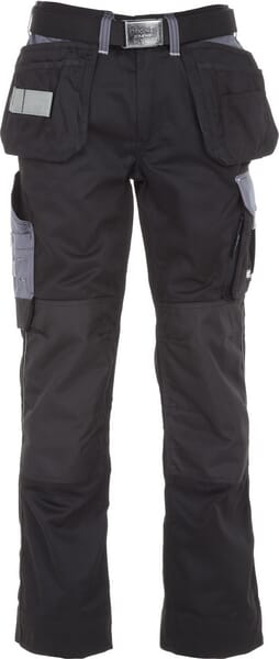 Pantaloni de lucru unisex 2XL negru/gri Kramp Original