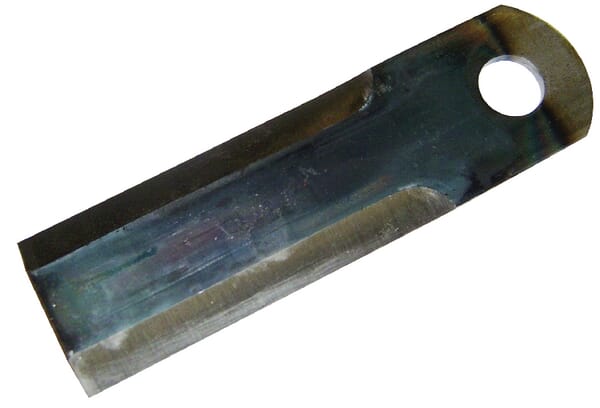 Cuțit rotativ tocător zimțat 175x50x4,5mm diametru 20mm