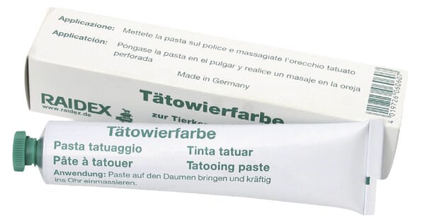 Tuş, pastă pentru dispozitivele de tatuare, verde 60 g