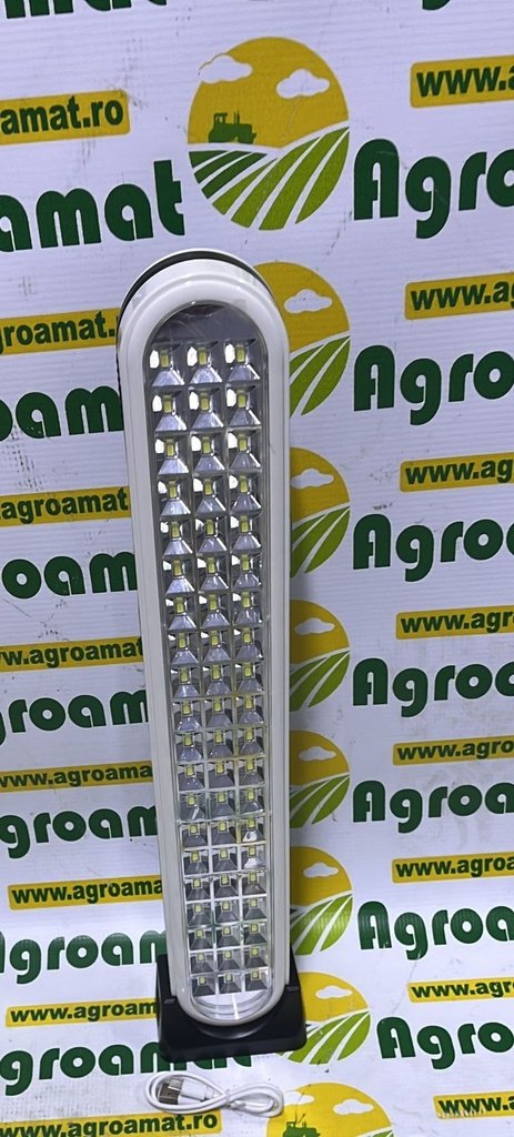 Lampa de Lucru LED Portabila 60W cu Baterie 2400 mAH