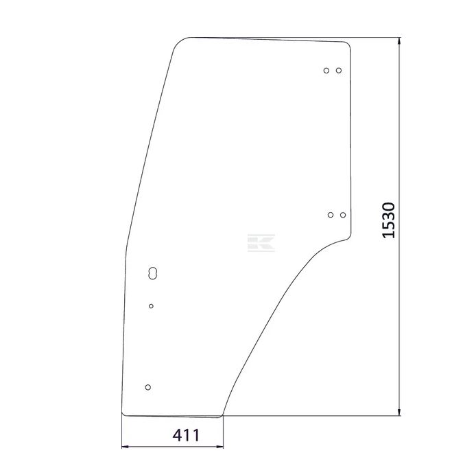 Portiera sticla St. 82036001