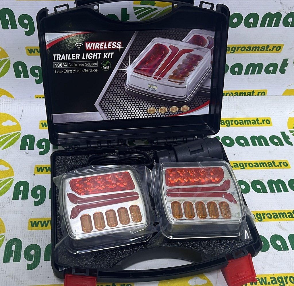 Set Lampi Remorca Led 12-24V cu Wireless
