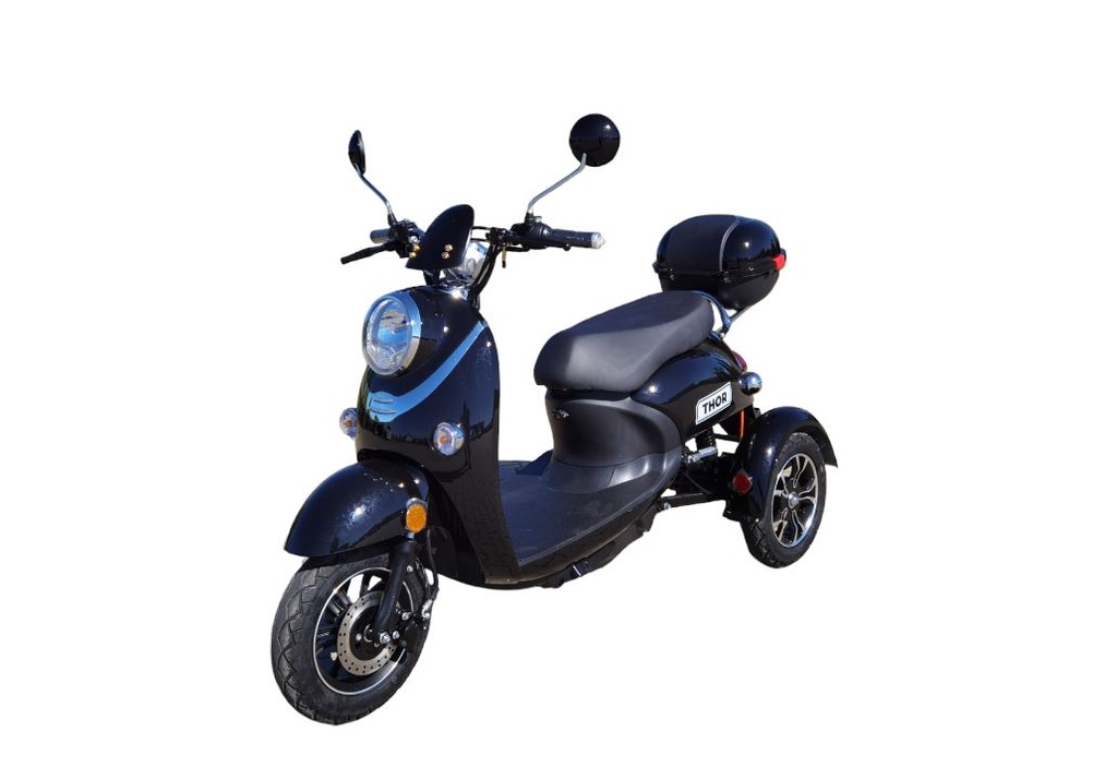 Triciclu electric Thor Spyder 800W 60V20Ah – negru
