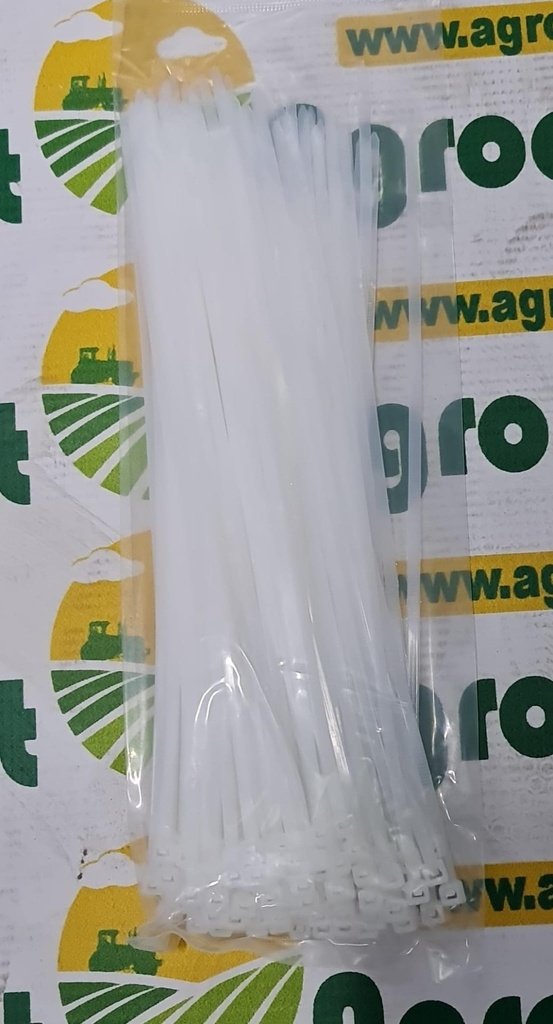 Colier Plastic Alb 150x3.6mm